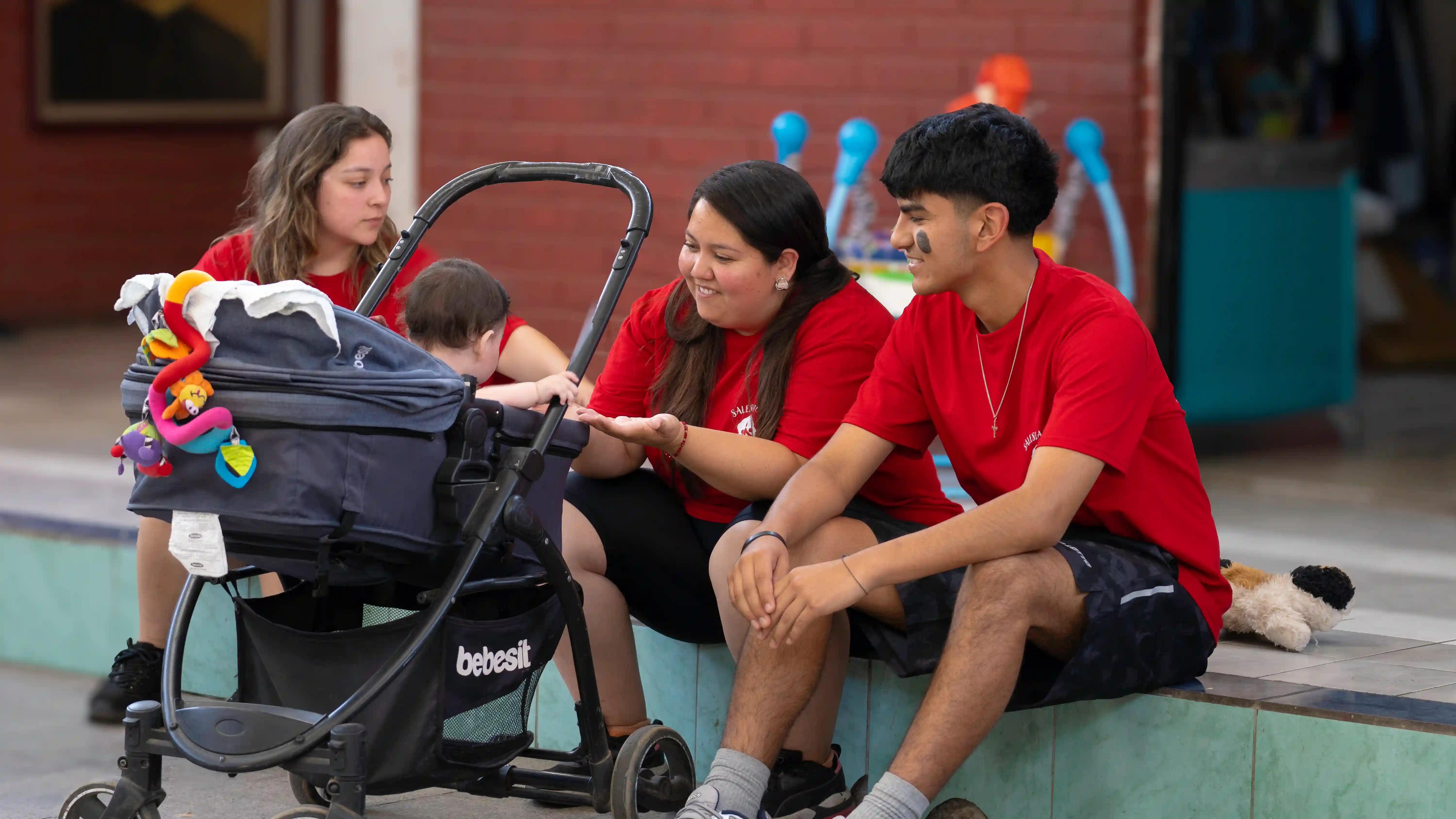 Voluntarios en actividad